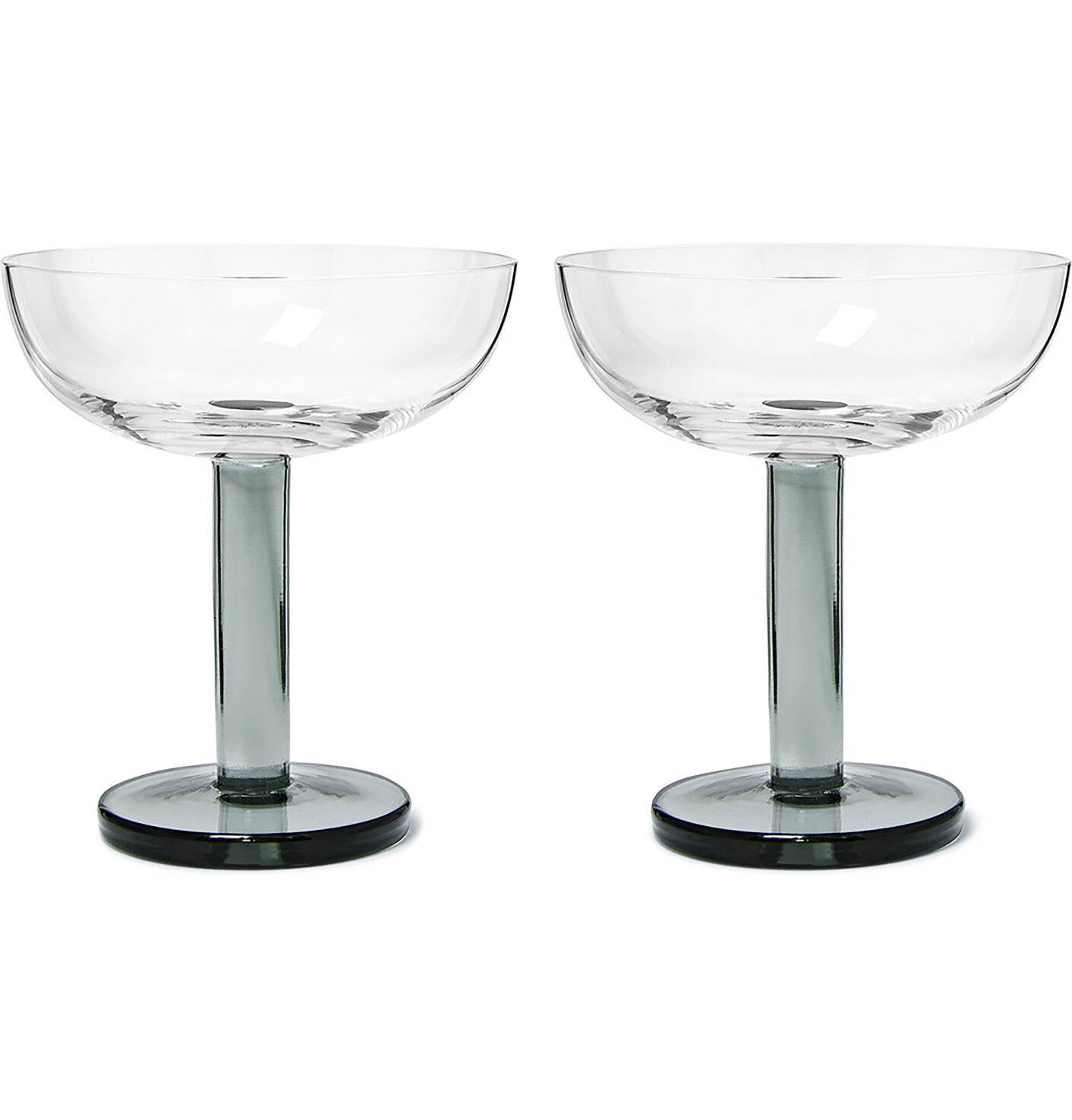 Tom Dixon Puck coupe glasses